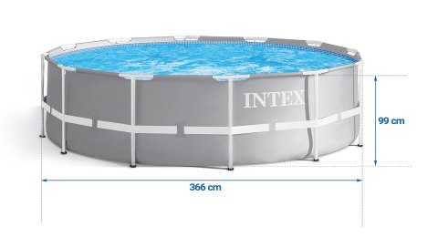 Basen ogrodowy stelażowy 366x99 17w1 INTEX 26716