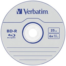 Płyta BD-R Verbatim Datalife 25GB 6X 25szt 43837