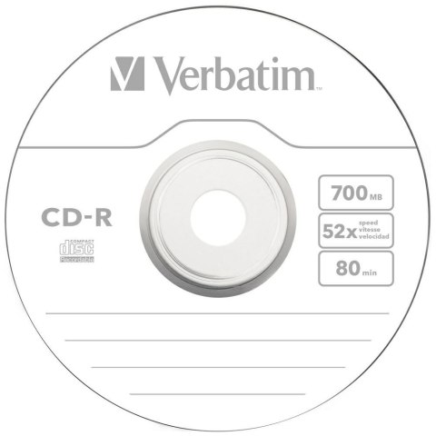 Płyta CD-R Verbatim Extra Protection 700MB 52X 100szt 43411
