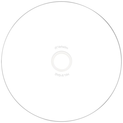 Płyta DVD-R Verbatim Wide Inkjet Printable 4.7GB 16X 25szt 43538
