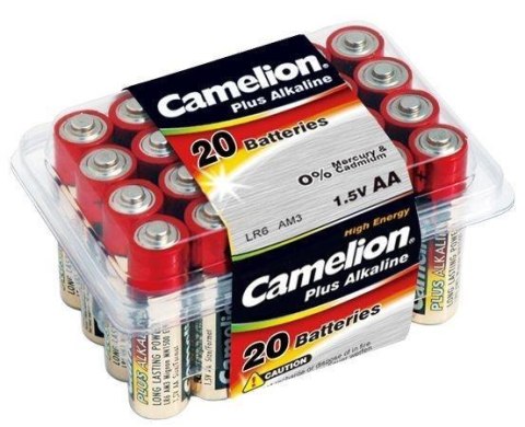 Camelion | AA/LR6 | Plus Alkaline | 20 szt. | LR6-BP20