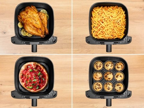 TEFAL Easy Fry Mega Air Fryer | EY855D10 | Power 1700 W | Capacity 7.5 L | Black