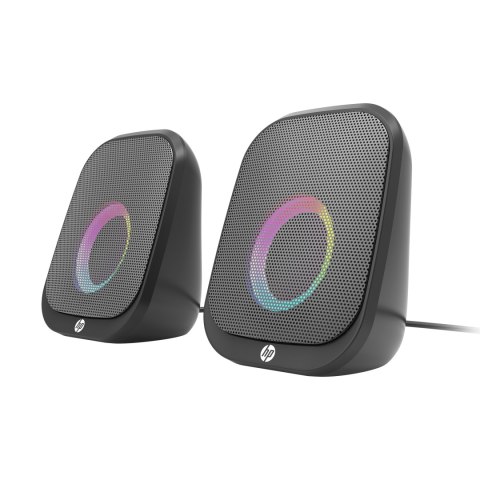 HP głośniki DHS-2113, 2.0, 6W, czarne, Bluetooth, podświetlanie