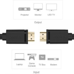 Unitek Y-C139M przewód BASIC HDMI v2.0 gold 3m