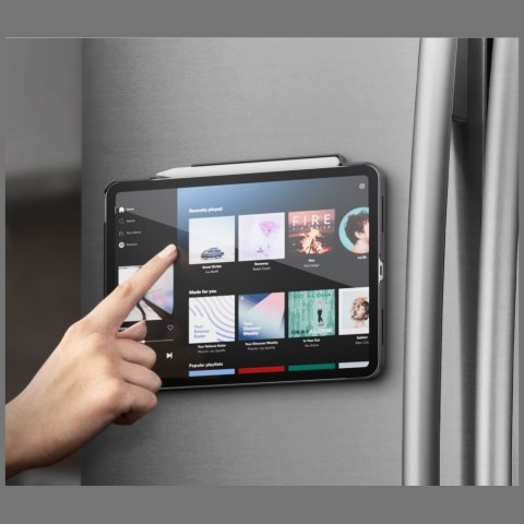 Etui UNIQ Rovus Snapmount Magnetic 360 Rotating Detachable do iPad Air 11" (M2/M3) / iPad Air 10.9" (2022/2020) czarny