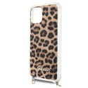 Guess GUHCP12LKCLEO iPhone 12 Pro Max6,7" Leopard hardcase Gold Strap