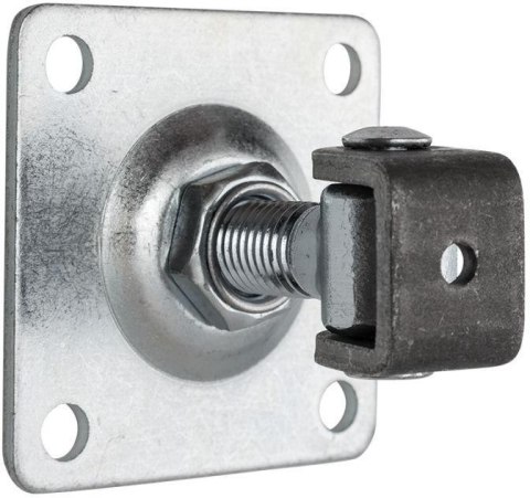 Zawias PSG 61.019 z szyldem 100x100x4mm - gwint M20 (regulowany)