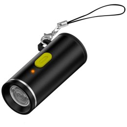 Zestaw akcesoriów 4w1 4smarts Explorer kabel brelok USB-C, adapter USB-C do USB-C, zapalniczka USB-C, latarka USB-C, czarny