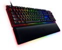 Klawiatura do gier Razer Huntsman V2 z optycznym przełącznikiem podświetleniem LED RGB, przewodowa, czarna, układ numeryczny, pr