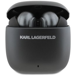 Słuchawki TWS Karl Lagerfeld Metal Printed Logo ANC/ENC czarny