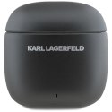 Słuchawki TWS Karl Lagerfeld Metal Printed Logo ANC/ENC czarny