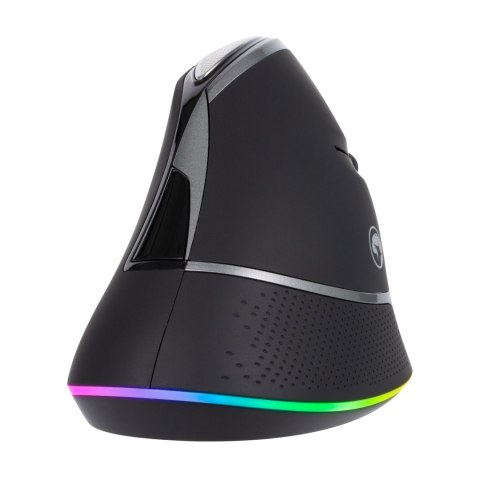 Marvo Mysz M708W, 2400DPI, 2.4 [GHz], optyczna, 7kl., bezprzewodowa, czarna, wbudowany akumulator, podświetlana, ergonomická, we