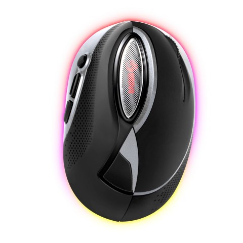 Marvo Mysz M708W, 2400DPI, 2.4 [GHz], optyczna, 7kl., bezprzewodowa, czarna, wbudowany akumulator, podświetlana, ergonomická, we