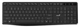 Genius KB-7200 COPILOT, klawiatura AAA, CZ/SK, 2.4 [Ghz], bezprzewodowa, czarna