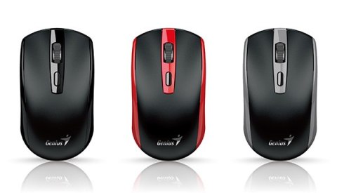 Mysz bezprzewodowa, Genius ECO-8150, czarna, optyczna, 1200DPI