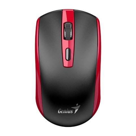 Mysz bezprzewodowa, Genius ECO-8150, czarno-czerwona, optyczna, 1200DPI