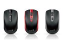 Mysz bezprzewodowa, Genius ECO-8150, czarno-czerwona, optyczna, 1200DPI
