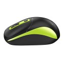 Mysz bezprzewodowa, Genius NX-7123, czarno-zielona, optyczna, 1200DPI