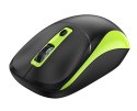 Mysz bezprzewodowa, Genius NX-7123, czarno-zielona, optyczna, 1200DPI