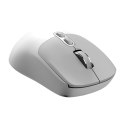 Mysz bezprzewodowa, Genius NX-8080S BT, biało-szary, optyczna, 1600DPI
