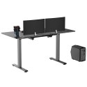 ULTRADESK Biurko dla gracza LEVEL V2, 140x68cm, 72-117cm, elektycznie regulowany