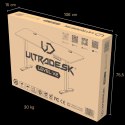 ULTRADESK Biurko dla gracza LEVEL V2, 140x68cm, 72-117cm, elektycznie regulowany