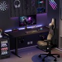 ULTRADESK Biurko dla gracza LEVEL V2, 140x68cm, 72-117cm, elektycznie regulowany