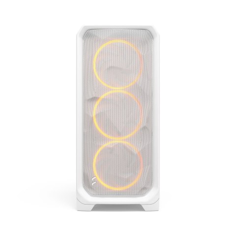 Fractal Design Meshify 3 | White RGB TG Clear Tint | Mid-Tower | Power supply included No | ATX