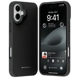 Etui Mercury Pure Magsafe Silicone do iPhone 16 Plus czarny
