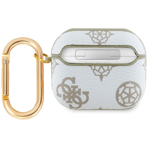Guess GUA3PG4GPH AirPods 3 cover biały/white 4G Hook