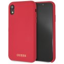 Guess GUHCI61LSGLRE iPhone Xr red/czerwony hard case Silicone