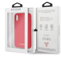 Guess GUHCI61LSGLRE iPhone Xr red/czerwony hard case Silicone