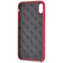 Guess GUHCI65LSGLRE iPhone Xs Max red/czerwony hard case Silicone