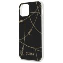 Guess GUHCP12LPCUCHBK iPhone 12 Pro Max 6,7" czarny/black hardcase Gold Chain Collection