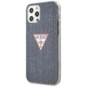 Guess GUHCP12LPCUJULDB iPhone 12 Pro Max 6,7" granatowy/dark blue hardcase Jeans Collection