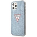 Guess GUHCP12LPCUJULLB iPhone 12 Pro Max 6,7" niebieski/light blue hardcase Jeans Collection