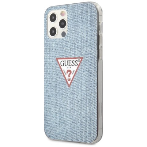 Guess GUHCP12LPCUJULLB iPhone 12 Pro Max 6,7" niebieski/light blue hardcase Jeans Collection