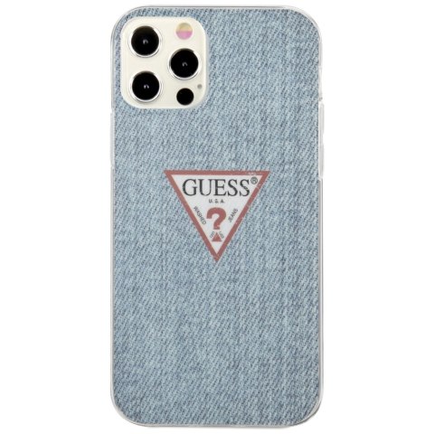 Guess GUHCP12LPCUJULLB iPhone 12 Pro Max 6,7" niebieski/light blue hardcase Jeans Collection