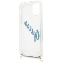 Guess GUHCP12MCRTVSBL iPhone 12/12 Pro 6,1" niebieski/blue hardcase Script Vintage
