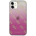 Guess GUHCP12SPCU4GGPI iPhone 12 mini 5,4" różowy/pink hardcase 4G Gradient