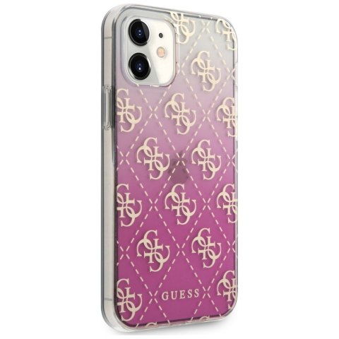 Guess GUHCP12SPCU4GGPI iPhone 12 mini 5,4" różowy/pink hardcase 4G Gradient