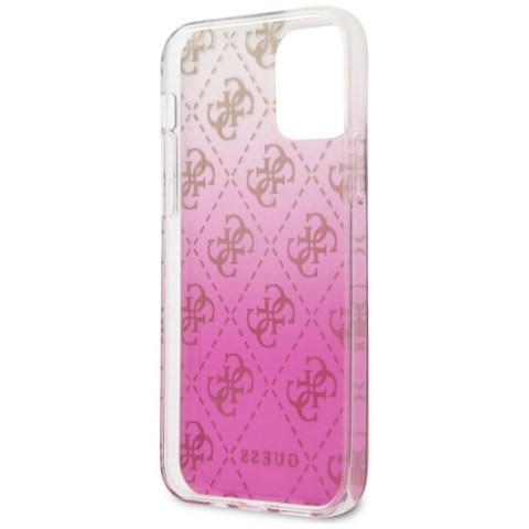 Guess GUHCP12SPCU4GGPI iPhone 12 mini 5,4" różowy/pink hardcase 4G Gradient