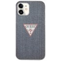 Guess GUHCP12SPCUJULDB iPhone 12 mini 5,4" granatowy/dark blue hardcase Jeans Collection