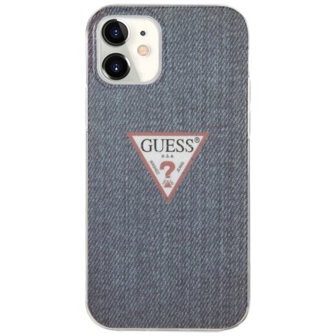 Guess GUHCP12SPCUJULDB iPhone 12 mini 5,4" granatowy/dark blue hardcase Jeans Collection