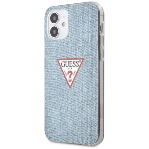 Guess GUHCP12SPCUJULLB iPhone 12 mini 5,4" niebieski/light blue hardcase Jeans Collection