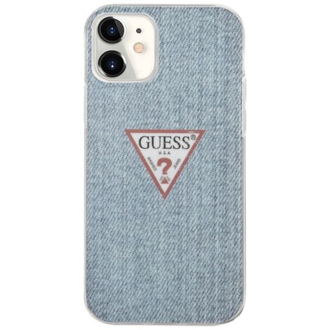 Guess GUHCP12SPCUJULLB iPhone 12 mini 5,4" niebieski/light blue hardcase Jeans Collection
