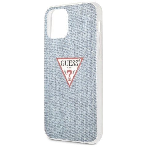 Guess GUHCP12SPCUJULLB iPhone 12 mini 5,4" niebieski/light blue hardcase Jeans Collection