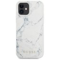 Guess GUHCP12SPCUMAWH iPhone 12 mini 5,4" biały/white hardcase Marble