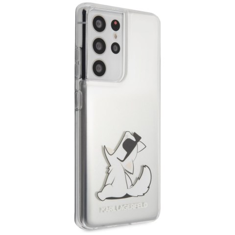 Karl Lagerfeld KLHCS21LCFNRC S21 Ultra G998 hardcase transparent Choupette Fun