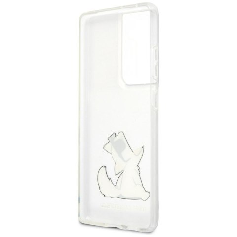 Karl Lagerfeld KLHCS21LCFNRC S21 Ultra G998 hardcase transparent Choupette Fun